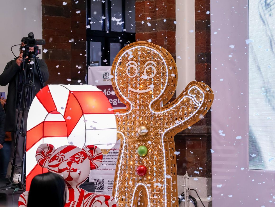 Llega la Navidad a Toluca, Ricardo Moreno viste al municipio de caramelo, magia y alegría