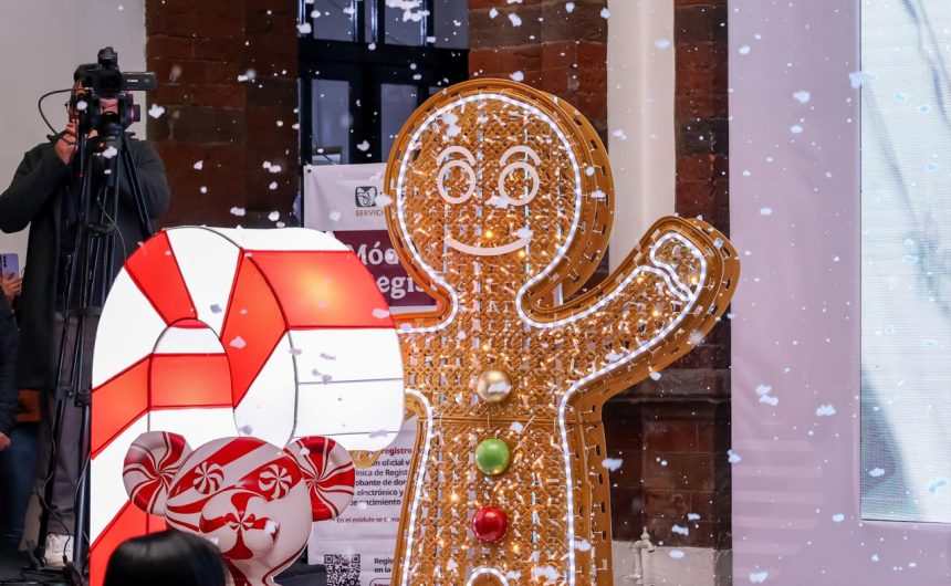 Llega la Navidad a Toluca, Ricardo Moreno viste al municipio de caramelo, magia y alegría