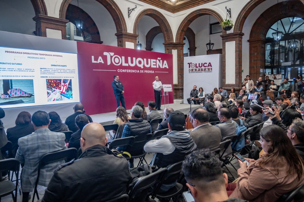 Activa Toluca Programa Invernal 2025 con albergue y operativos preventivos