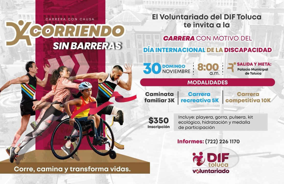b3518eaf-224a-4c39-b240-9c39cf7643d5 Invita Voluntariado DIF a unirse a corriendo sin barreras
