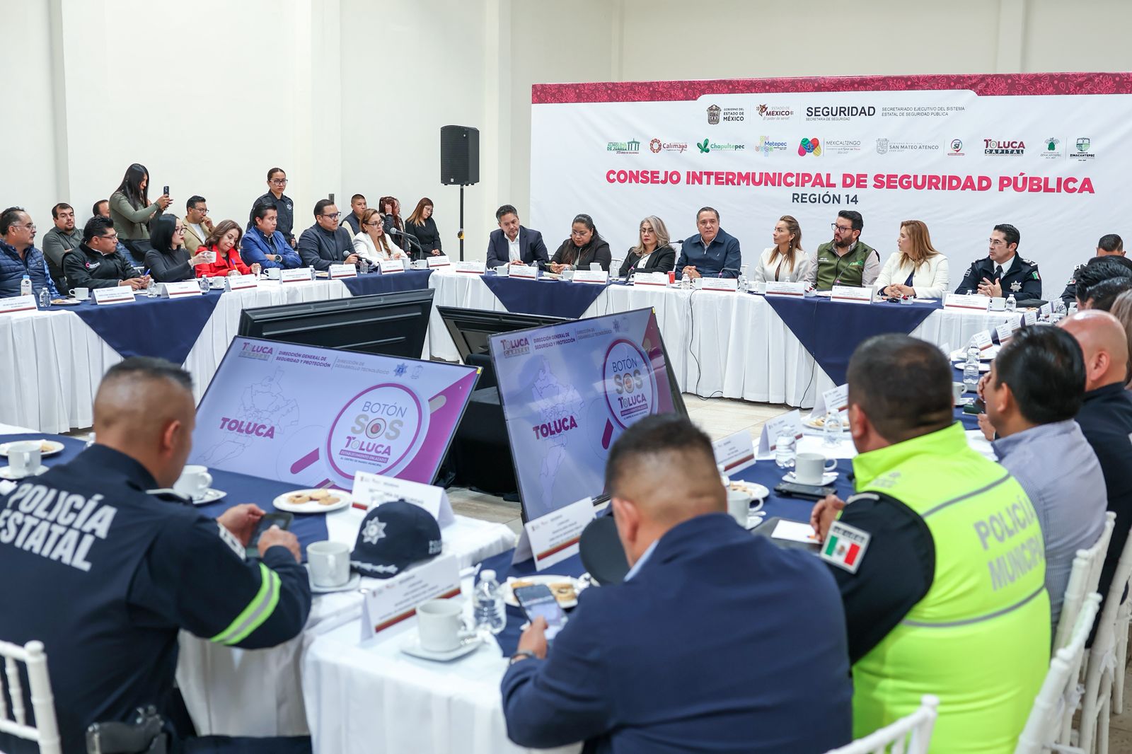 Disminuye la incidencia delictiva en el Valle de Toluca gracias a la cooperación intermunicipal