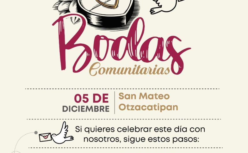 Di sí al amor en la segunda edición de las bodas comunitarias del DIF Toluca