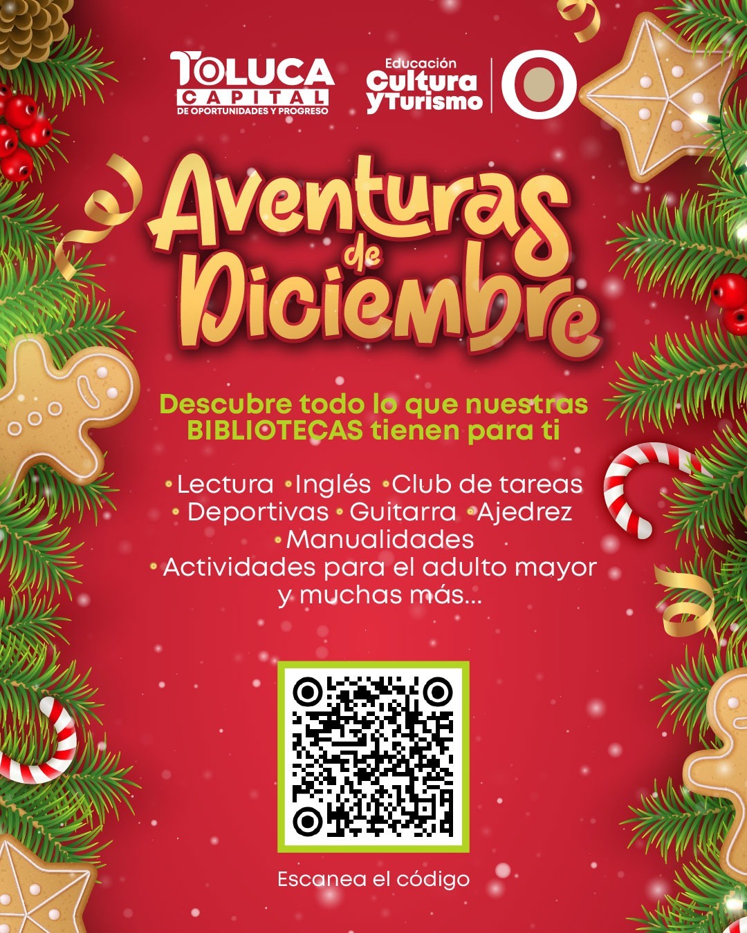 Será Aventuras de Diciembre en las Bibliotecas todo un viaje fantástico para la población