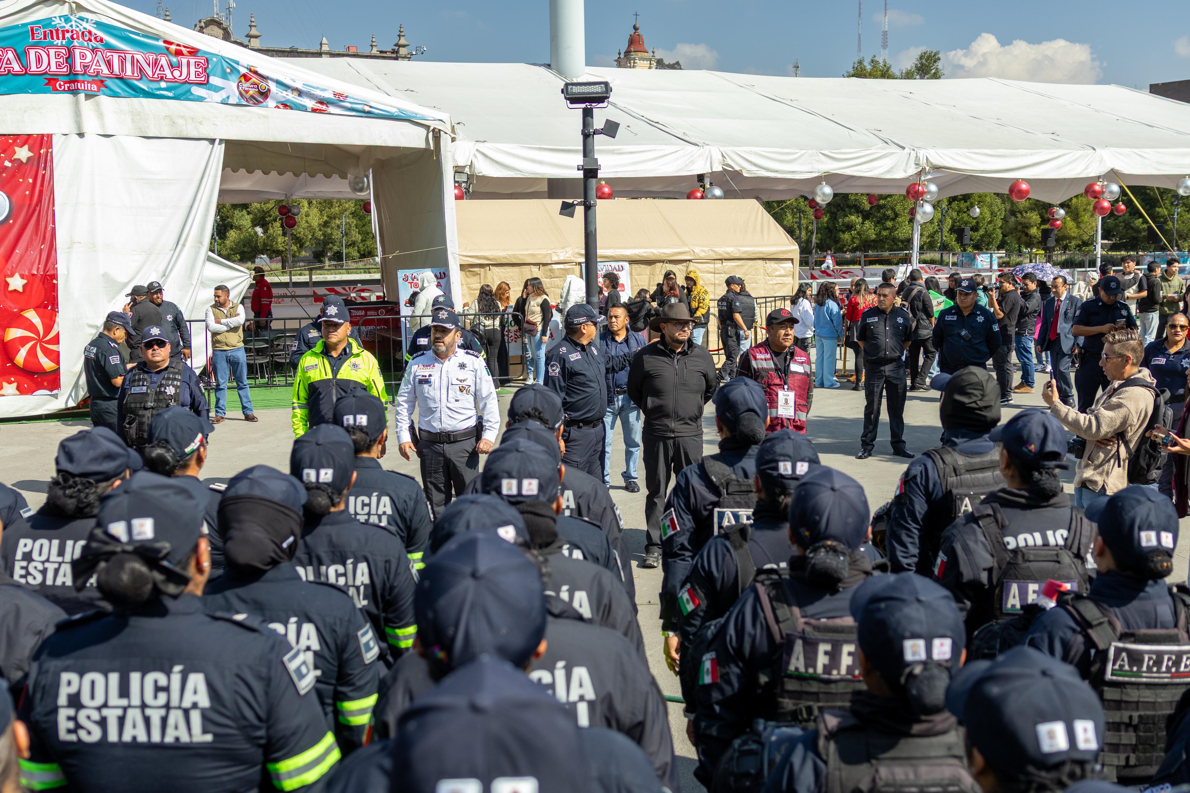 Seguridad en acción: despliegue interinstitucional para proteger a las familias de Toluca