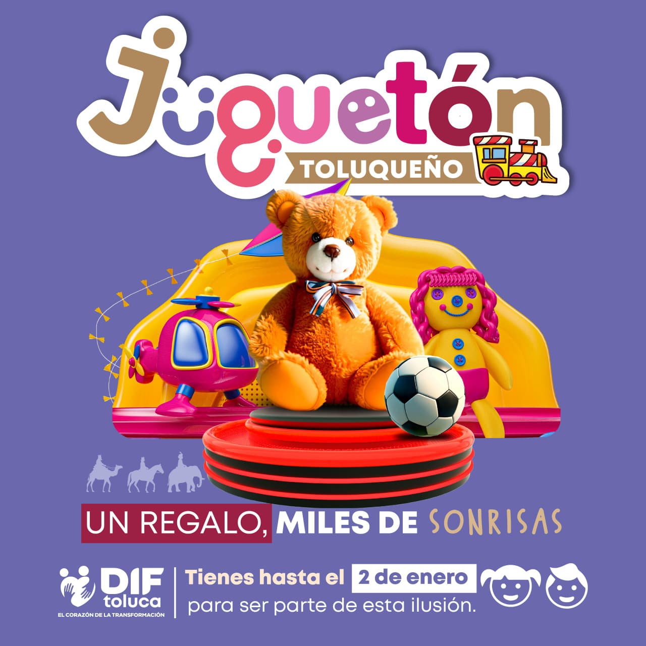 41d2f716-d698-44ac-9543-abe1ab4f5469 Invita DIF Toluca a participar en el Juguetón Toluqueño 2025 y donar en favor de niñas y niños