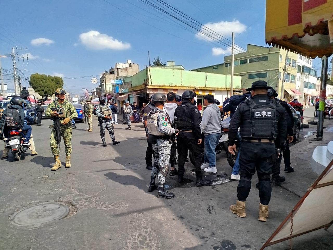 Vigilancia en calles y espacios públicos para unas fiestas decembrinas en calma en Toluca