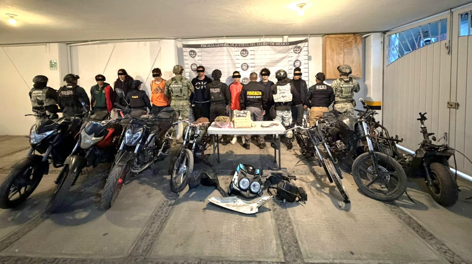 44d7593a-4dd8-45ec-b0b1-72c142de6c09 Detienen en operativo interinstitucional a siete mientras desvalijan motocicletas en Toluca