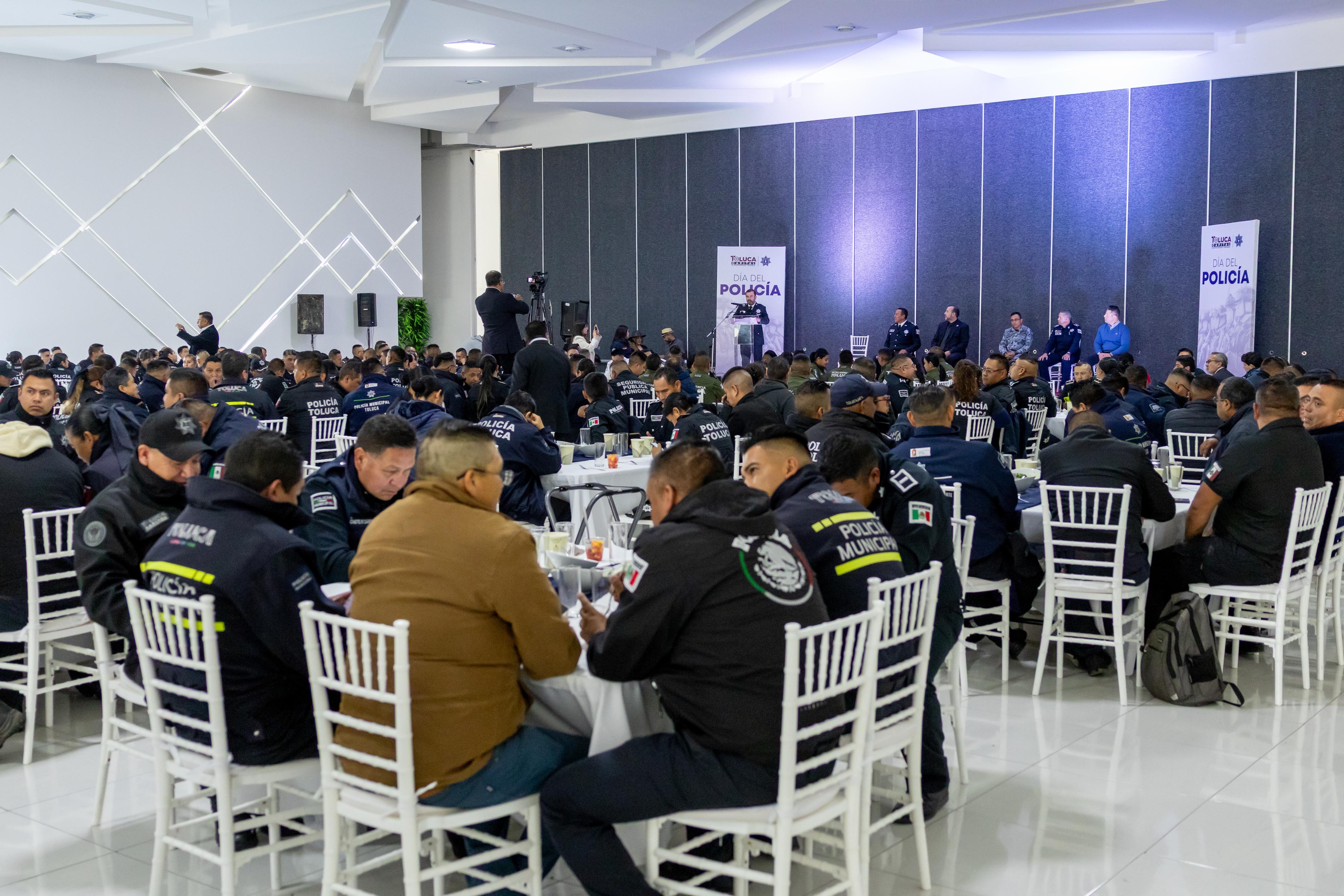 Honor y resultados: Policía de Toluca logra reducciones delictivas y es reconocida como una de las mejores del estado