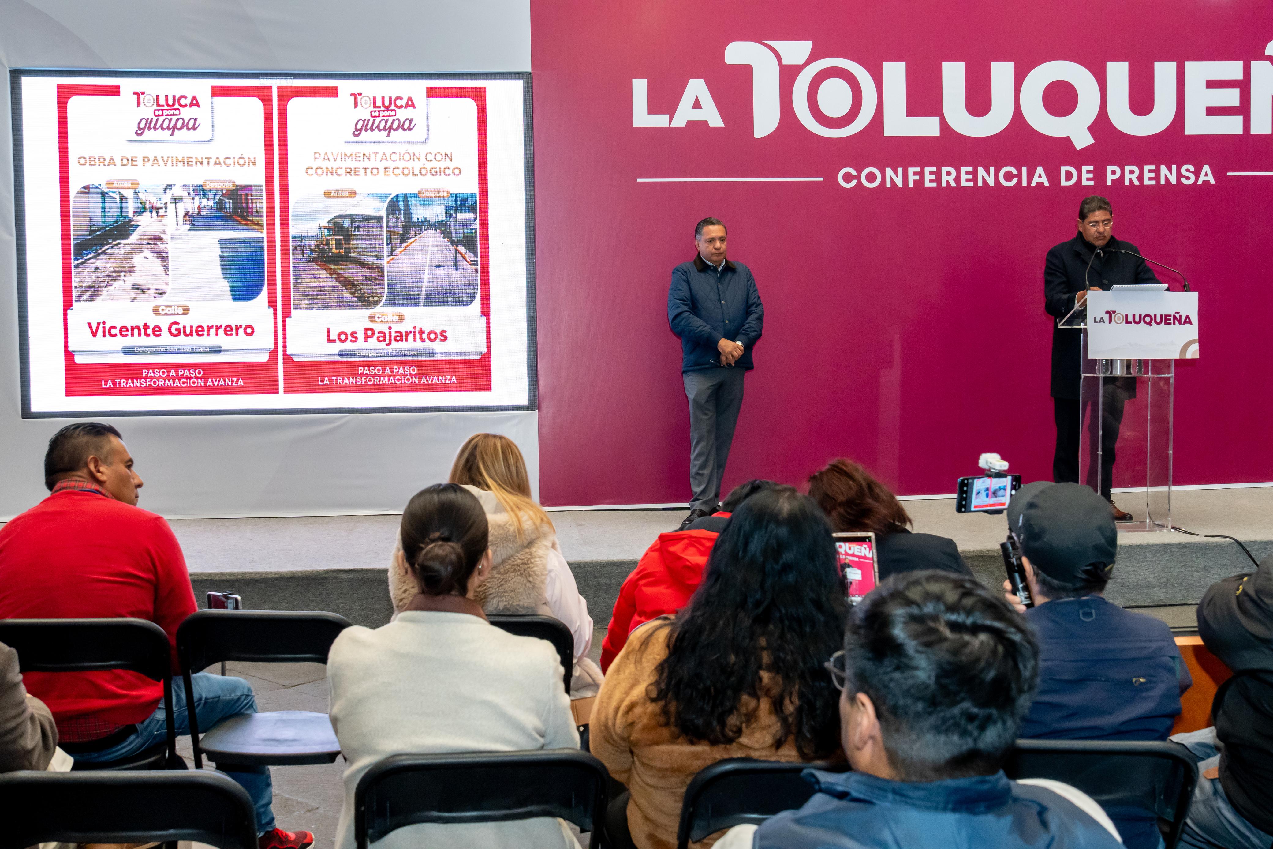 Avanza la reconstrucción de calles en Toluca para mejorar movilidad y seguridad de la población: Ricardo Moreno