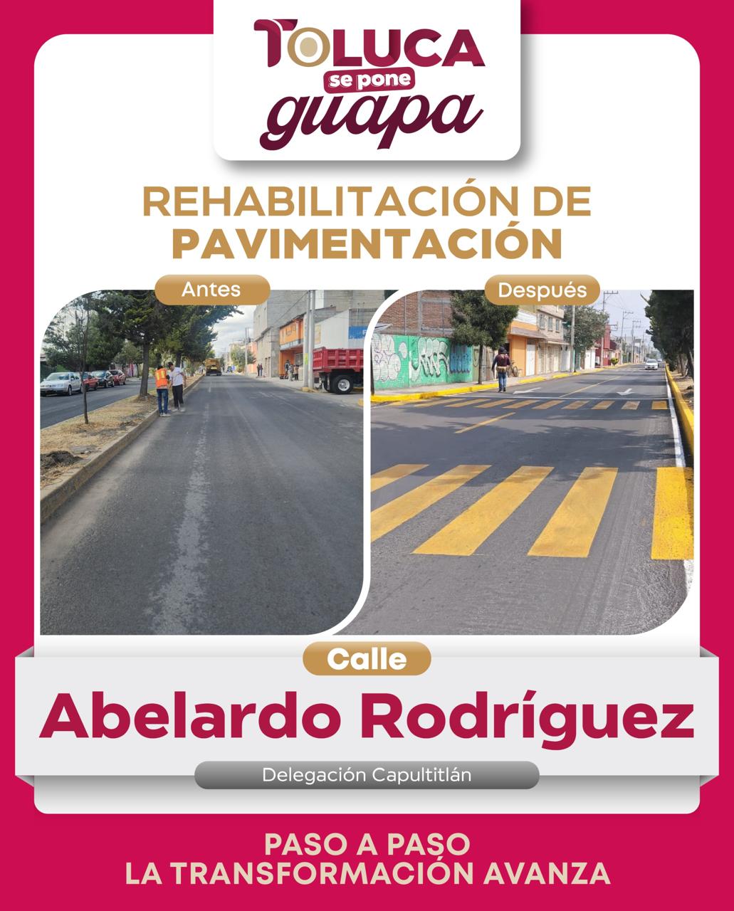 Rehabilita Ricardo Moreno la avenida Abelardo Rodríguez con tecnología de punta para prolongar el asfalto