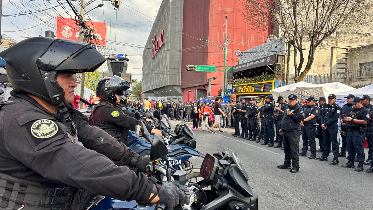 Refuerzan vigilancia en Toluca por el encuentro Diablos vs Santos