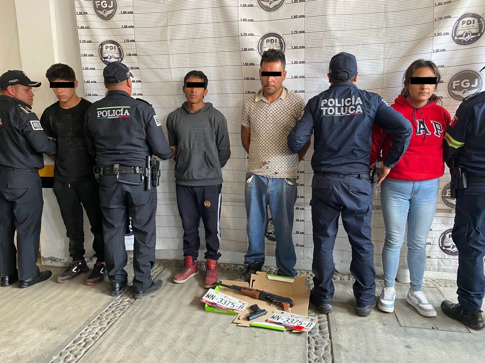 Cae en Toluca banda presuntamente vinculada al robo de transporte de carga