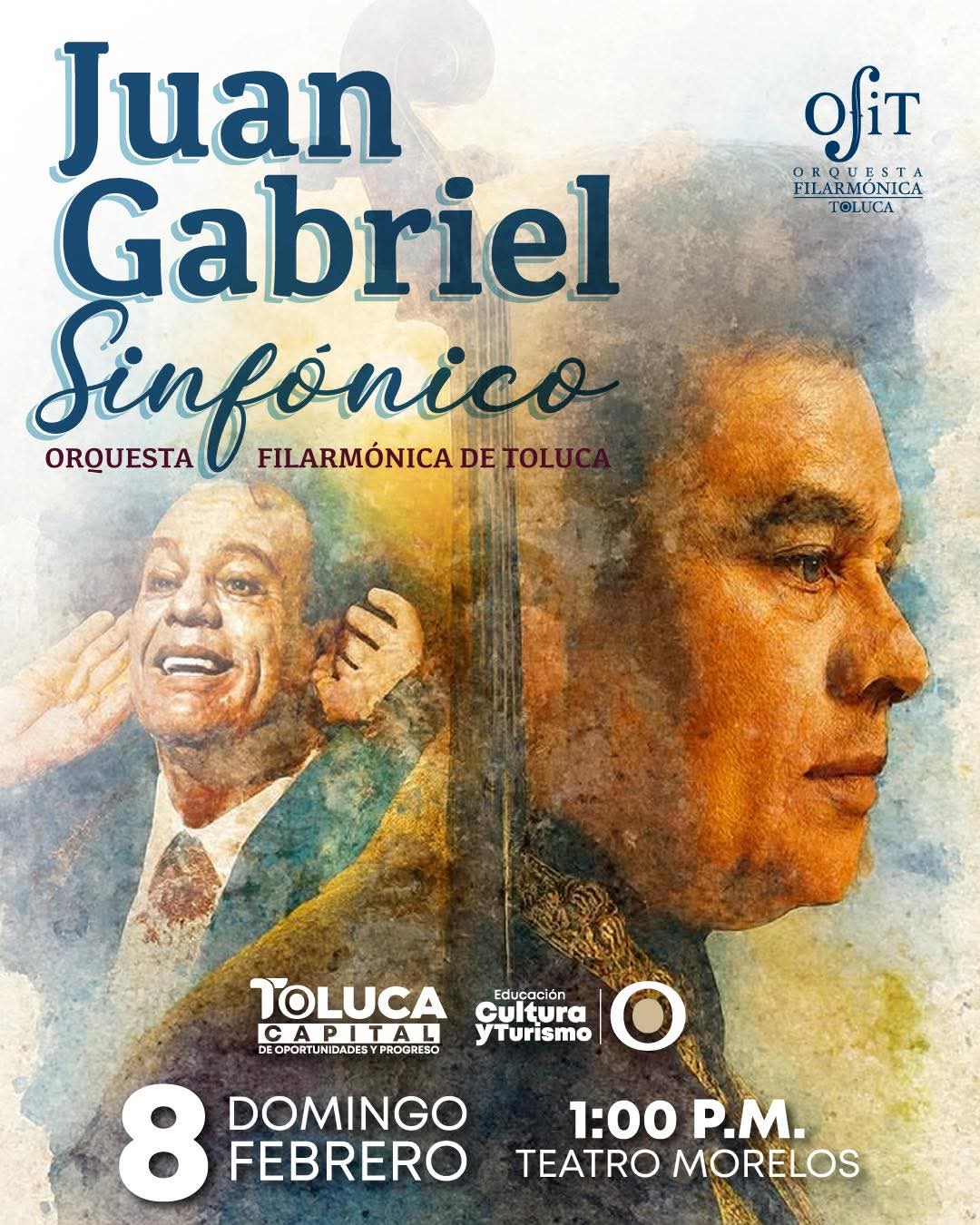 La OFiT prende el corazón de Toluca con el Divo de Juárez en versión sinfónica