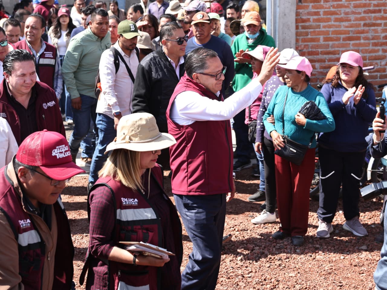 Pone en marcha Ricardo Moreno nuevo pozo en San José Guadalupe Otzacatipan