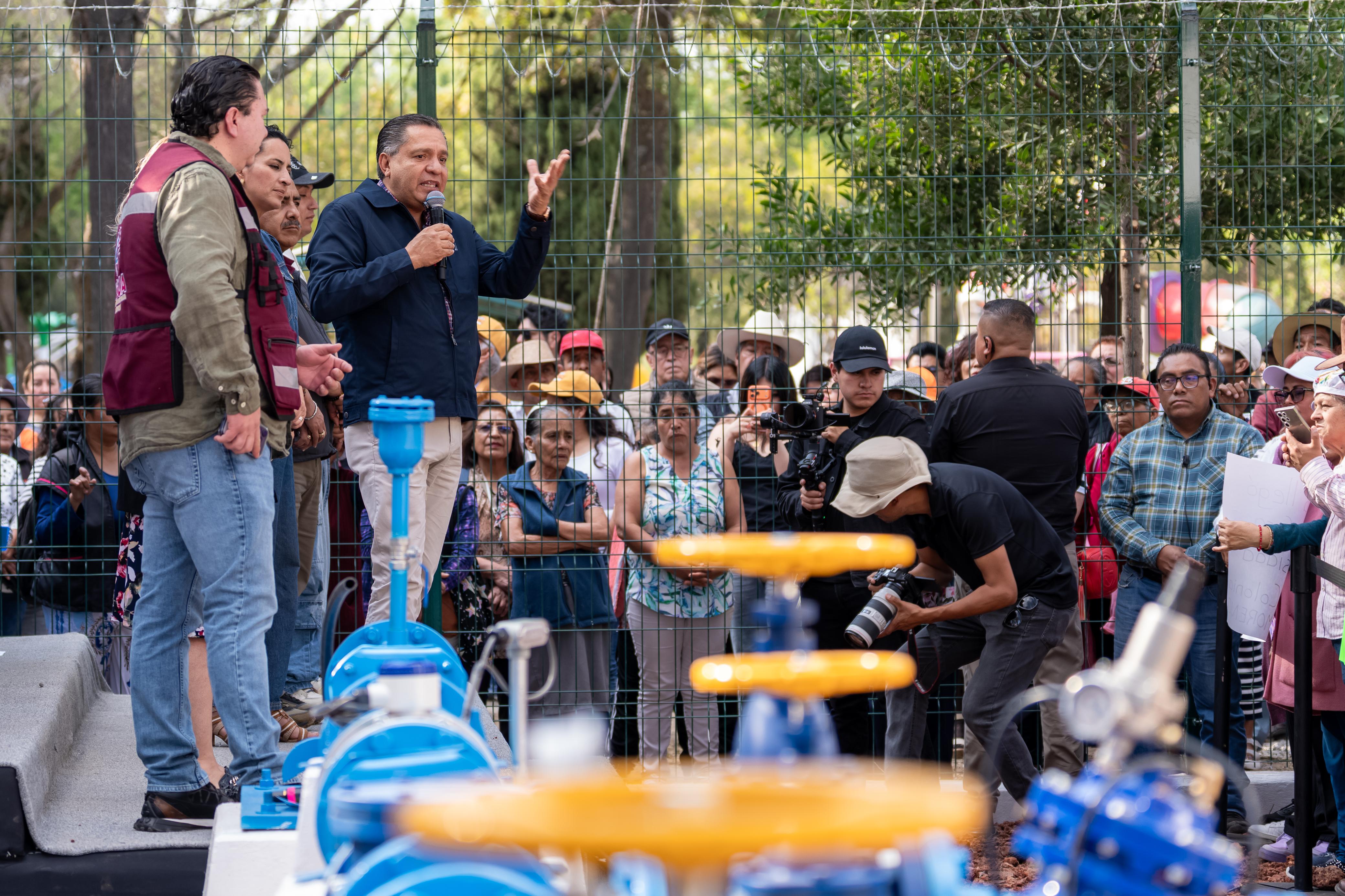 Beneficia nuevo pozo Parque Seminario a más de 14,400 habitantes: Ricardo Moreno