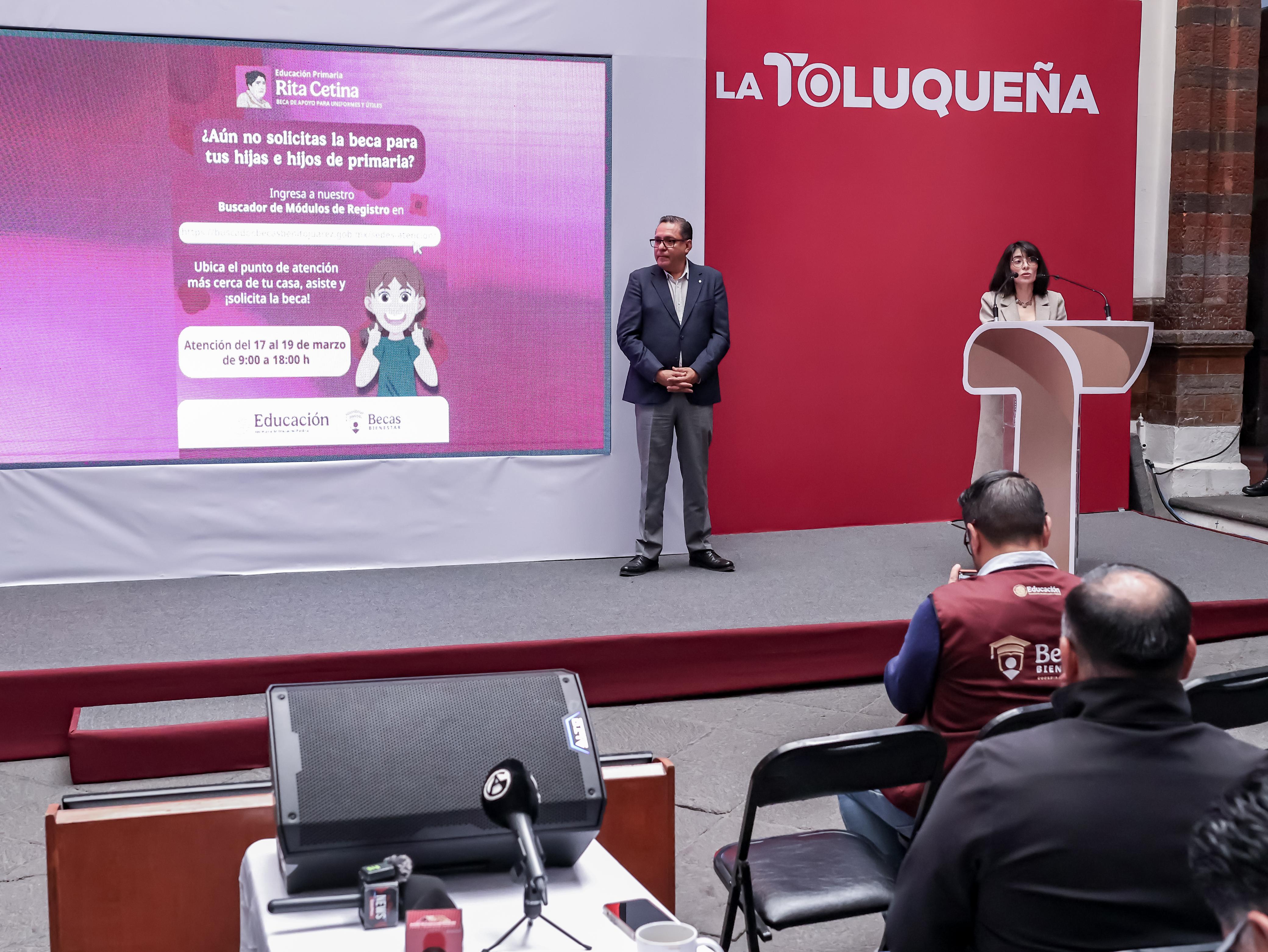 Llama Ricardo Moreno a padres de familia a inscribir a sus hijos en la Beca Rita Cetina