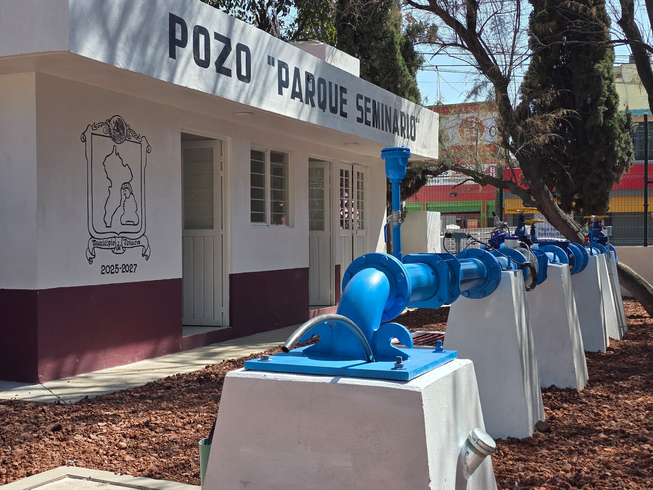 Fortalece Ricardo Moreno suministro de agua con operación del pozo Parque Seminario
