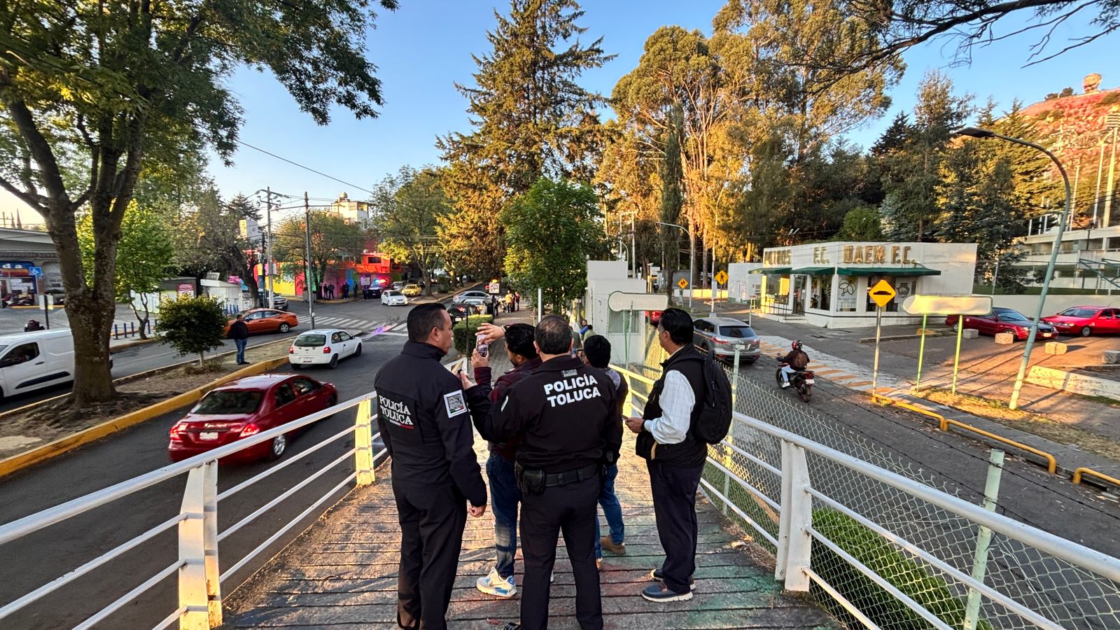 Supervisan programa Sendero Seguro en Paseo de San Buenaventura