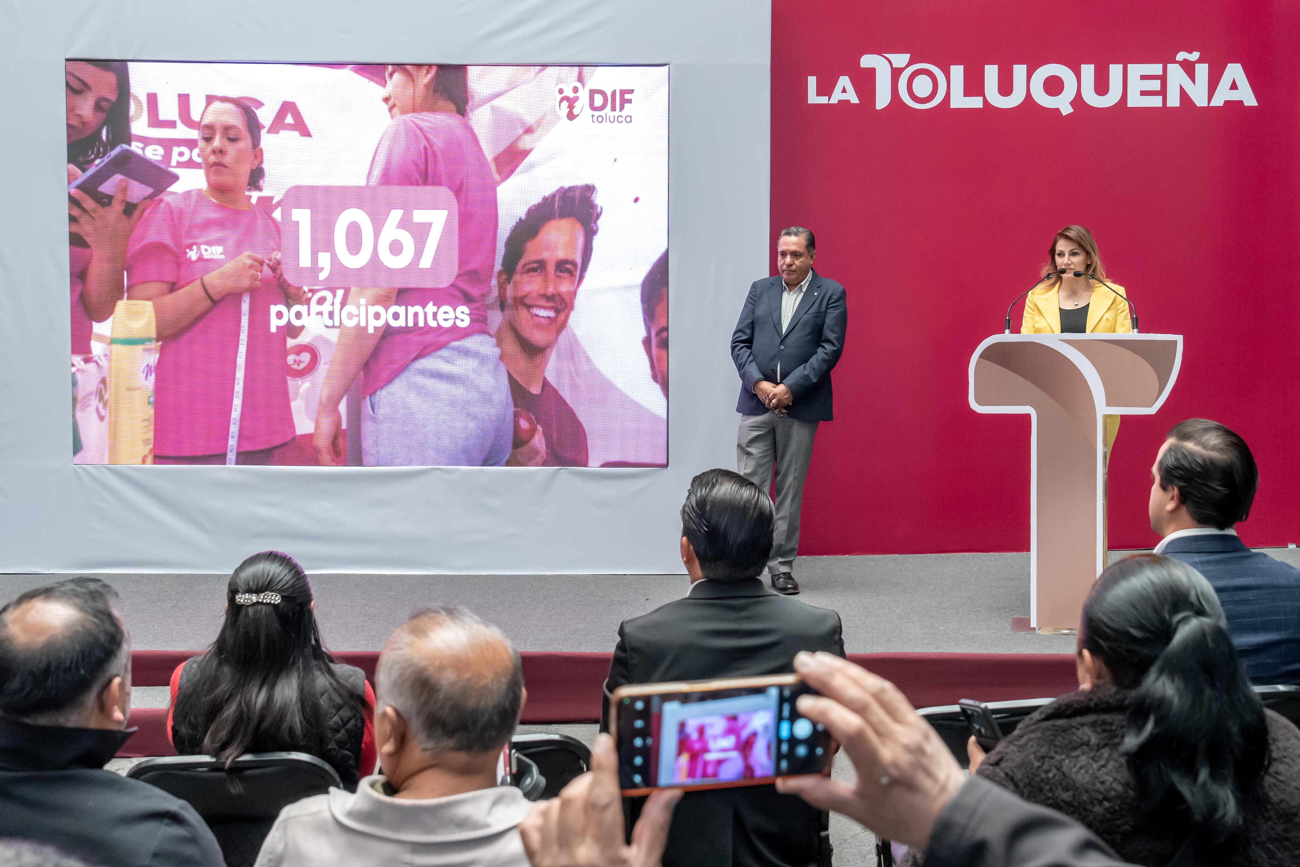 Alta participación ciudadana en el reto Toluca se Pone en Forma
