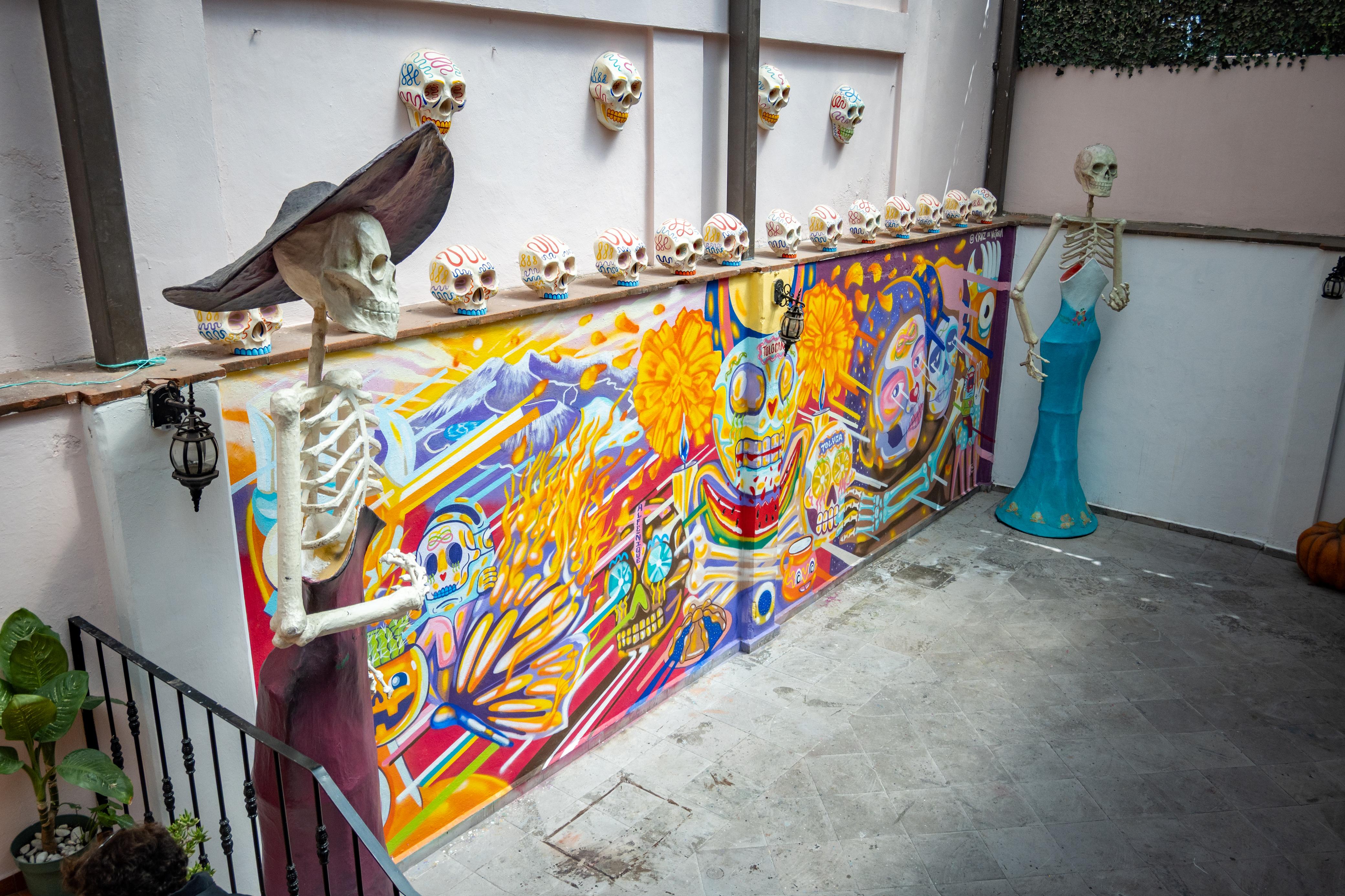 PrimaverArte llena de color a Toluca, inaugura Ricardo Moreno mural en Museo del Alfeñique