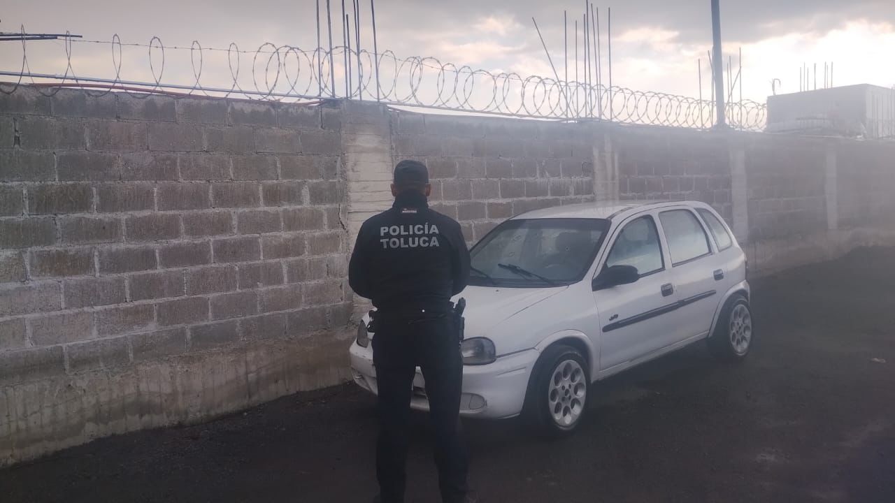 Auxilia policía de Toluca a dos lesionados por arma de fuego, en Calixtlahuaca