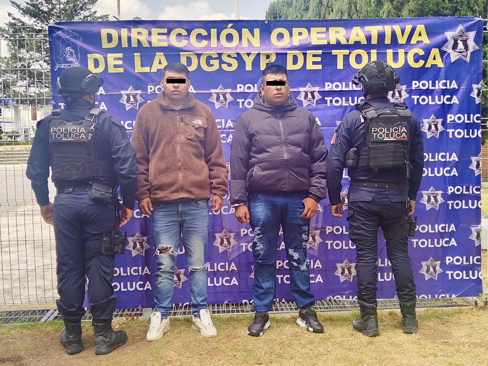 Caen dos presuntos “motorratones” en Toluca