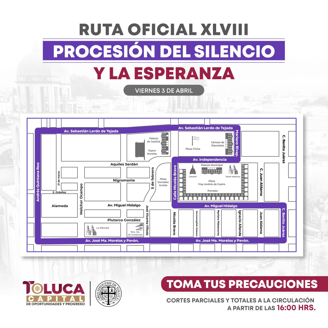 38495c8c-e46c-4200-b354-ea68918c6296 Implementa Gobierno municipal operativo vial por Procesión del Silencio