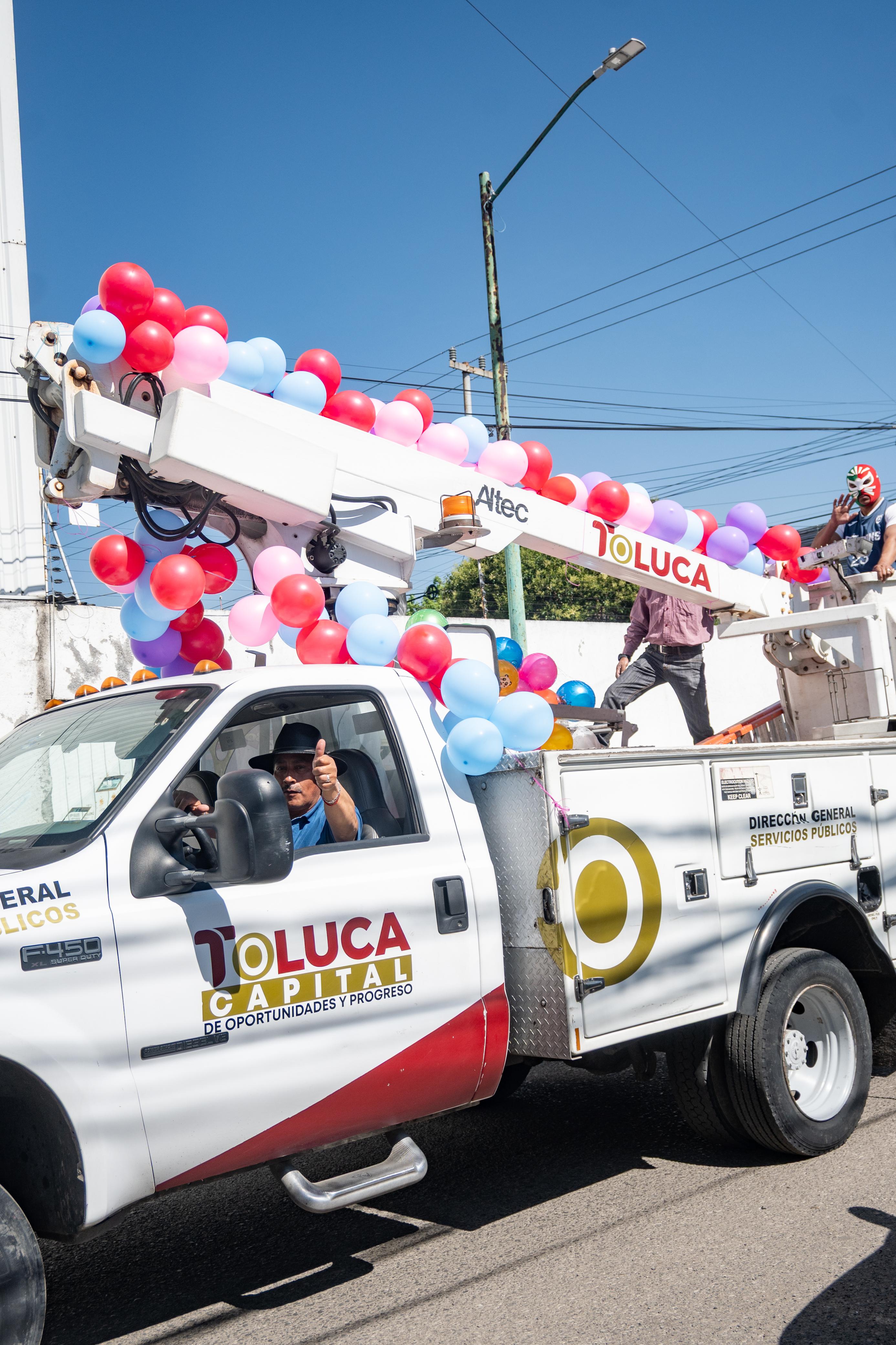 Llena Residuos Sólidos de color y alegría las calles de Toluca por el Día de la Niña y el Niño