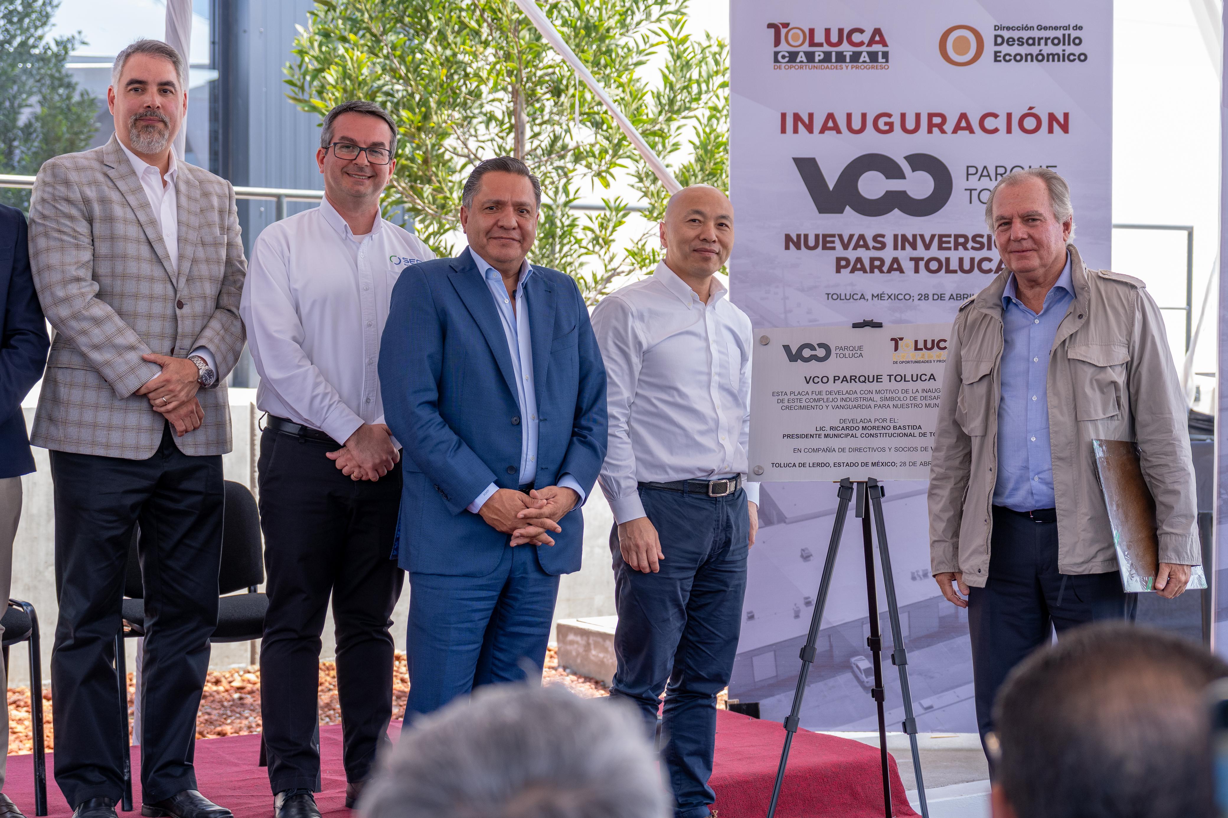 Anuncian nuevas inversiones para Toluca por 86 mdd, es la zona un punto estratégico en la economía global: Ricardo Moreno