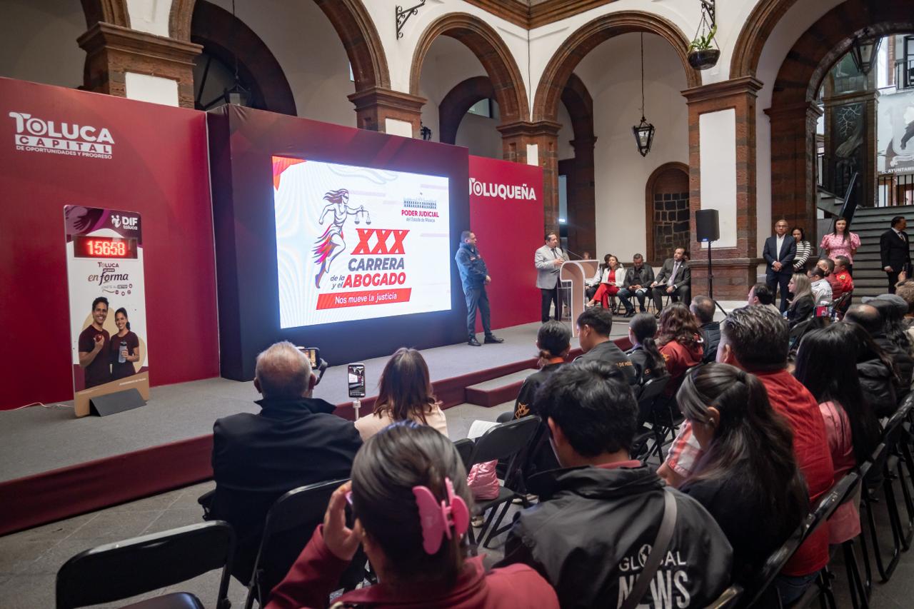 Llaman Héctor Macedo y Ricardo Moreno a sumarse a la Carrera del Día de la Abogada y el Abogado con causa