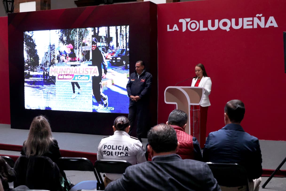 Invita Ricardo Moreno a vivir el ambiente mundialista en “Toluca Recreativa Del Balón a Colón 2026”