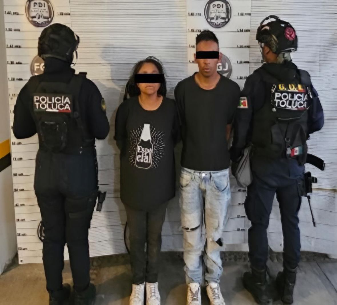 Detiene Policía de Toluca a 10 por narcomenudeo y portación de armas