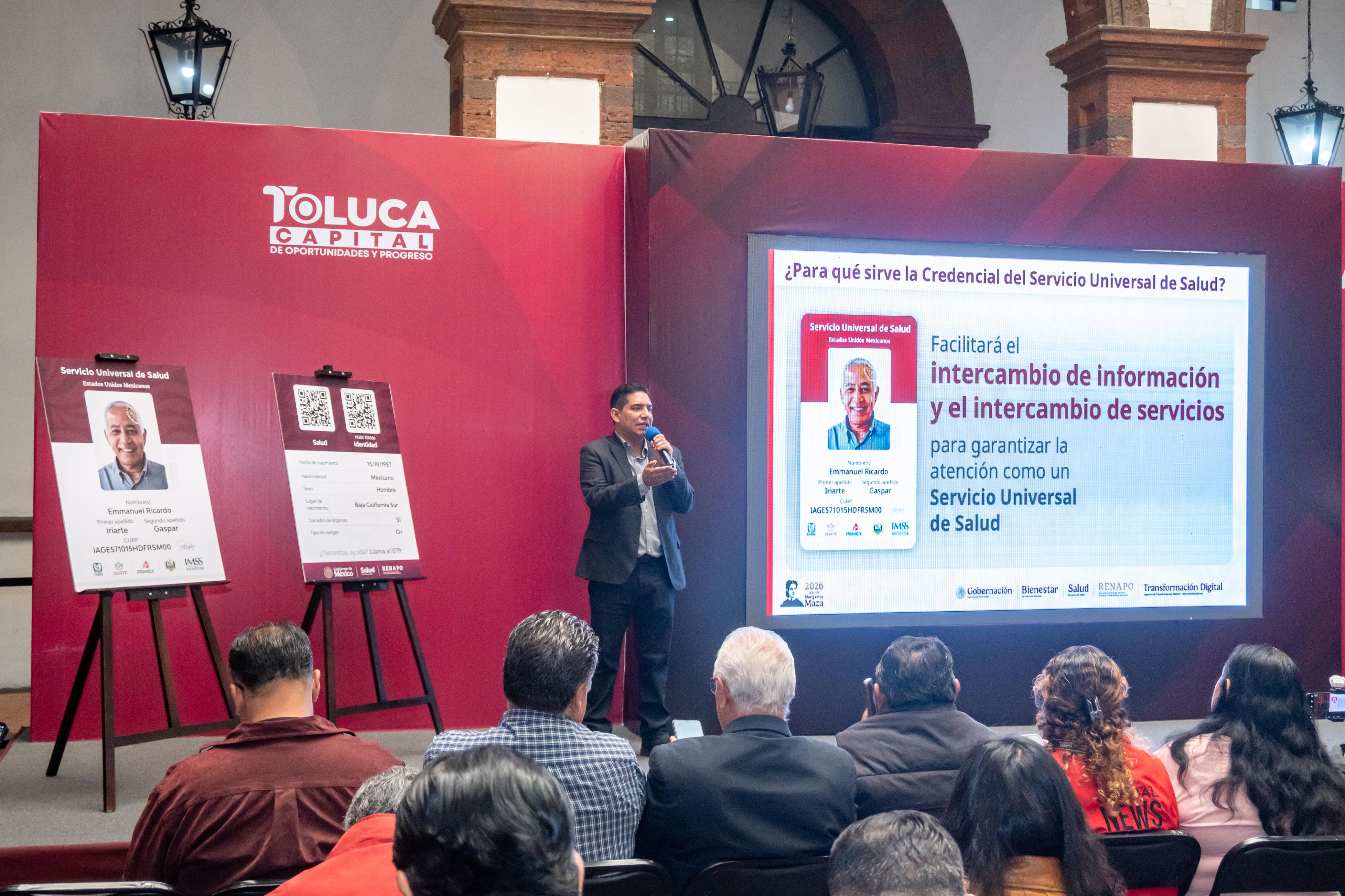 Arranca en Toluca modelo federal de atención médica con credencial del Servicio Universal de Salud
