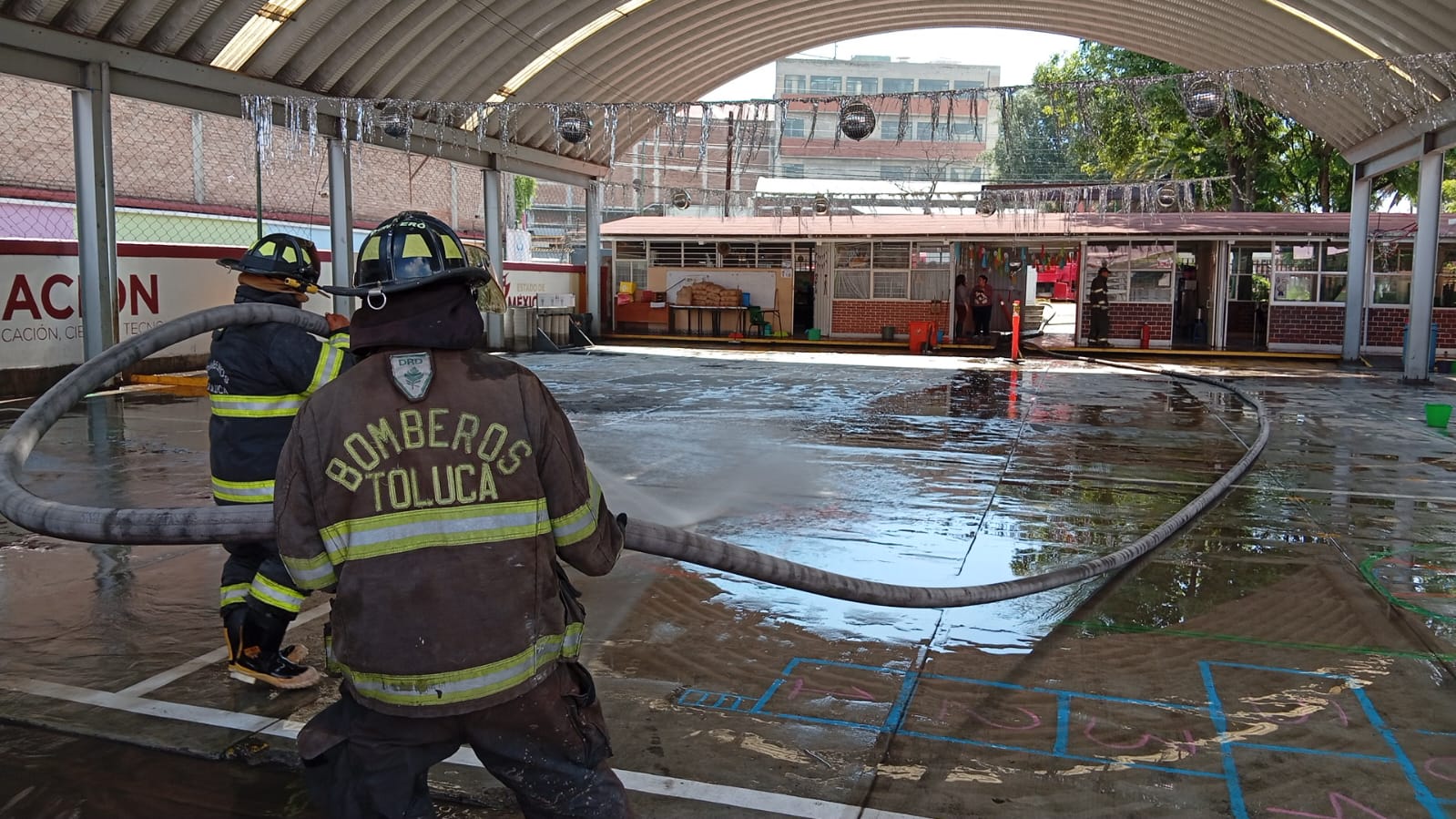 Limpios y funcionales espacios que sufrieron afectaciones por lluvias en Toluca