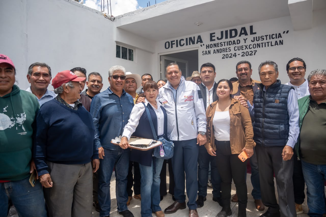 Inaugura Ricardo Moreno auditorio ejidal Emiliano Zapata para beneficio de habitantes en la zona norte