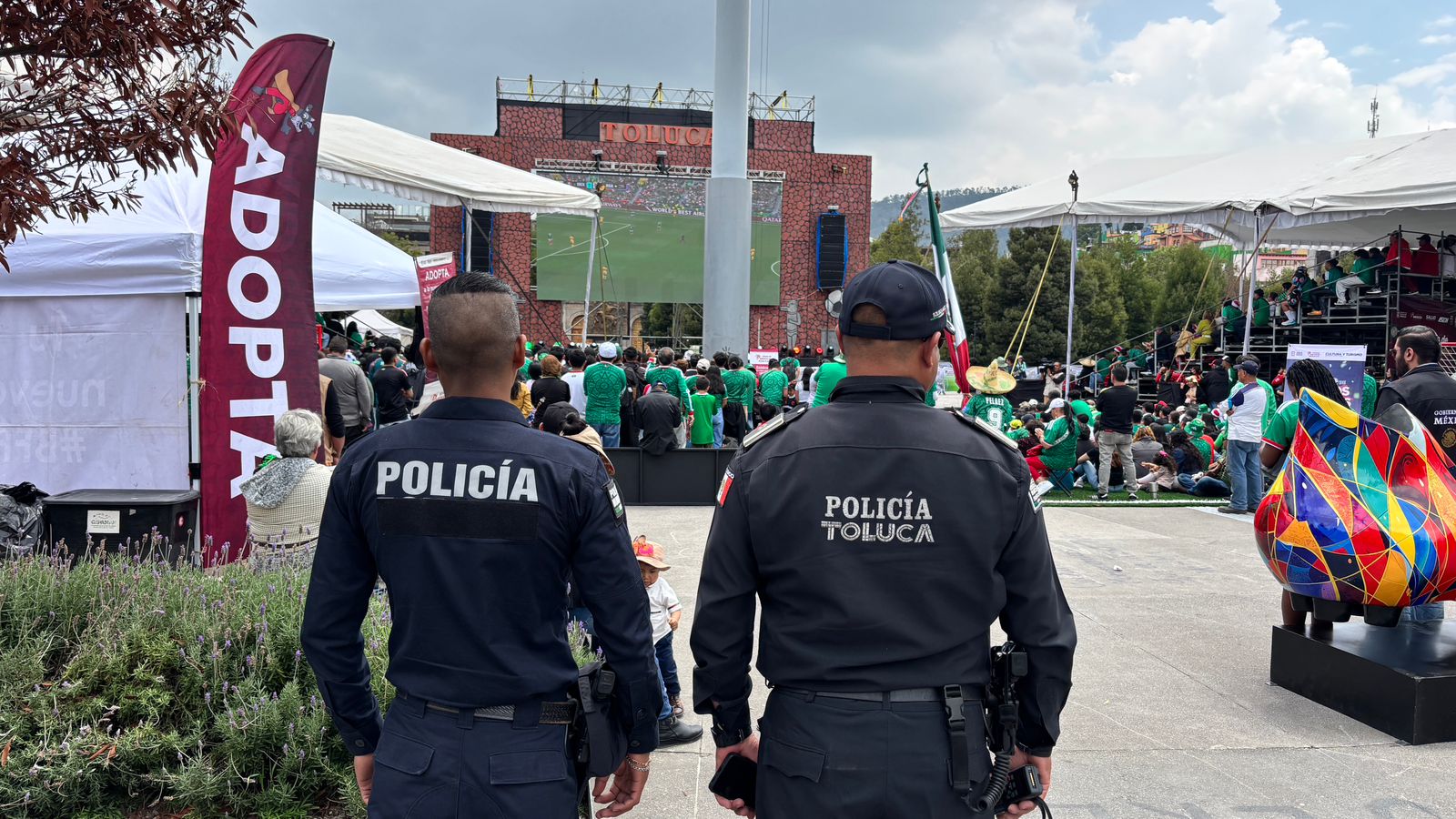 Listo segundo despliegue de seguridad para partido México vs. Corea
