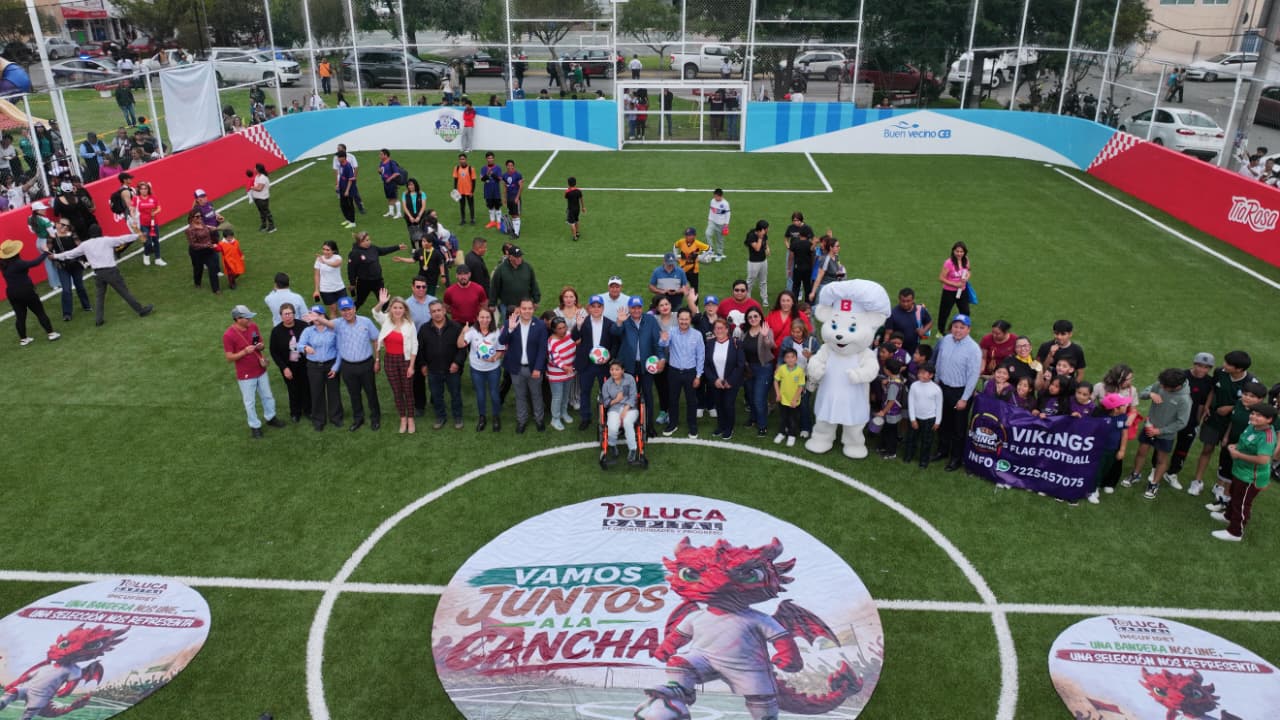 Devuelve Ricardo Moreno espacios deportivos dignos a familias de Sauces I y IV