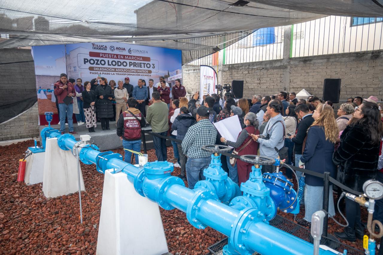 Entrega Ricardo Moreno el pozo número 14 de 21 contemplados y dotará de agua a más de 30 mil habitantes