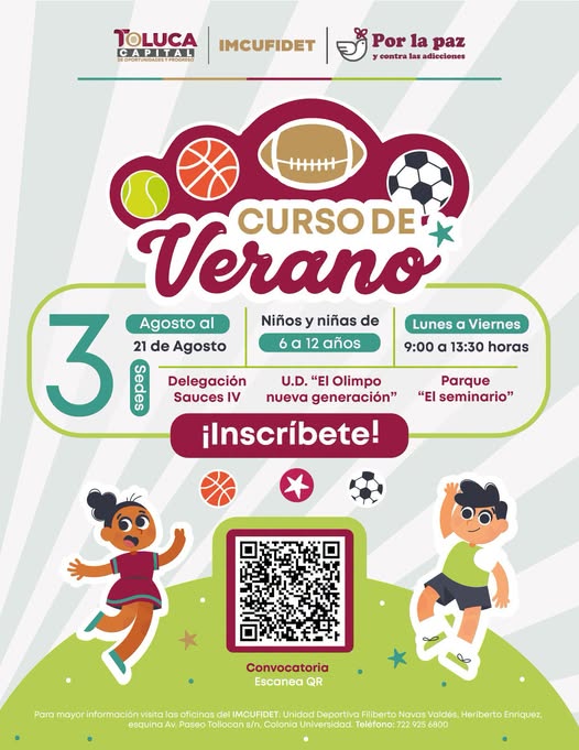 Inscripciones abiertas para el Curso de Verano 2026 del IMCUFIDET