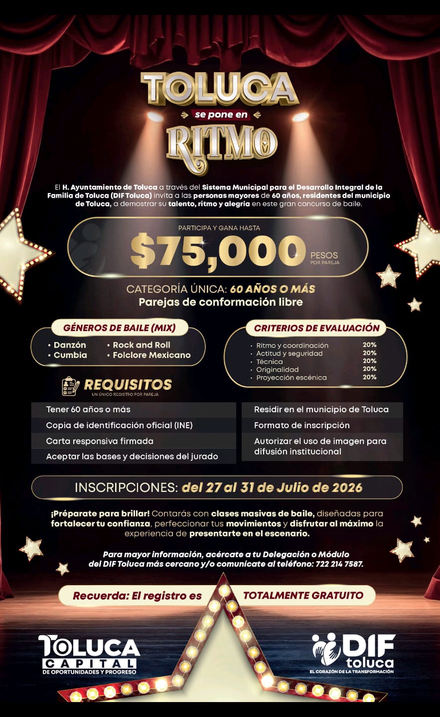 060069c2-e38a-4813-8097-fd7686e15347 ¡Que nadie se quede sentado! Abre DIF Municipal convocatoria para poner a bailar a las personas adultas mayores