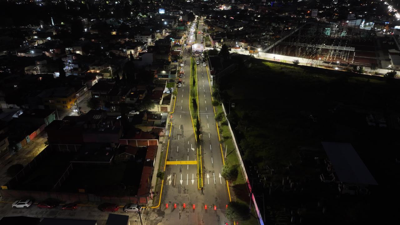 Enciende Ricardo Moreno 70 nuevas luminarias y consolida corredor seguro en la Nueva Oxtotitlán