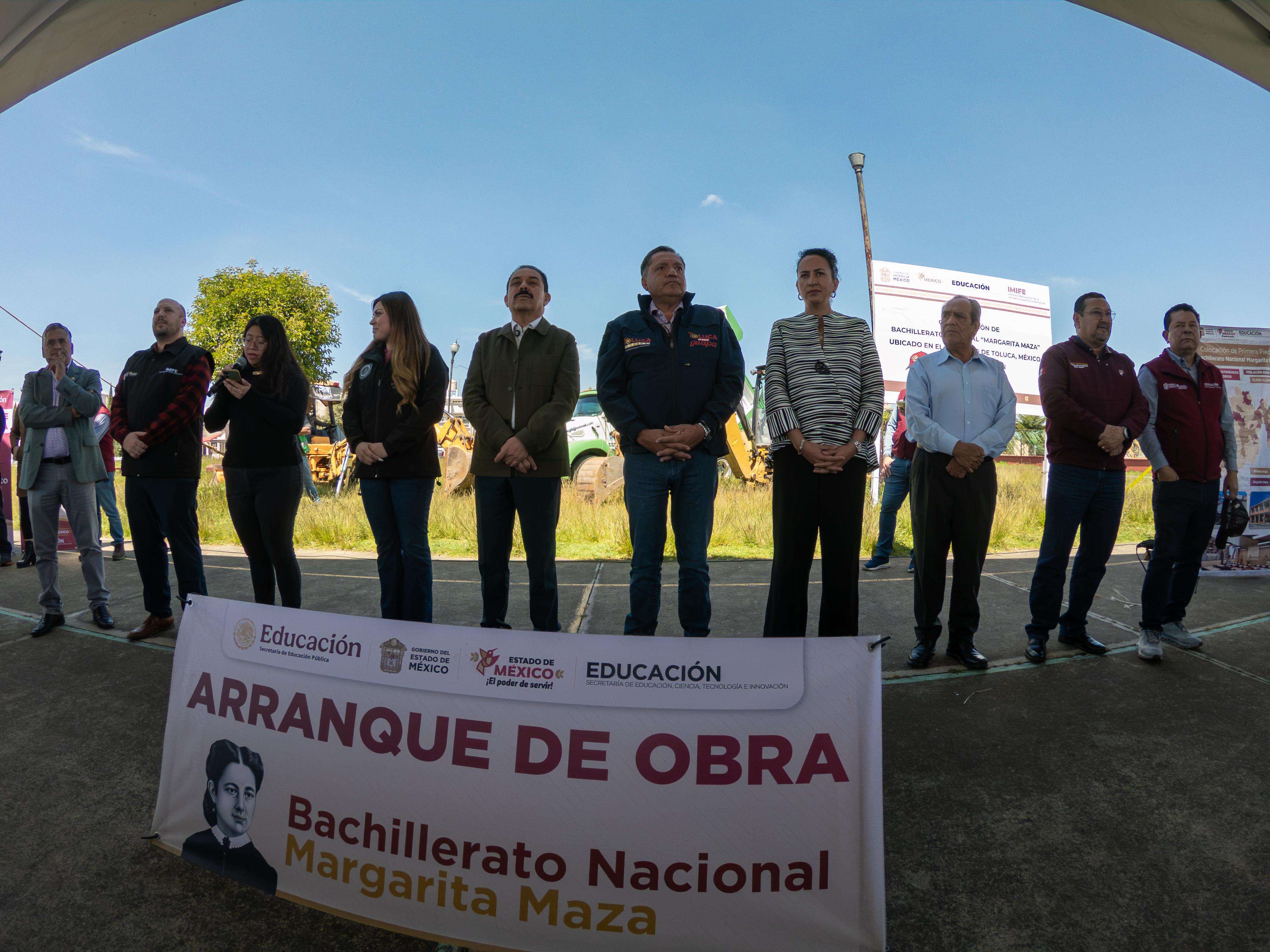 Inicia la construcción de la Preparatoria Bachillerato Nacional en Real de San Pablo, San Pablo Autopan