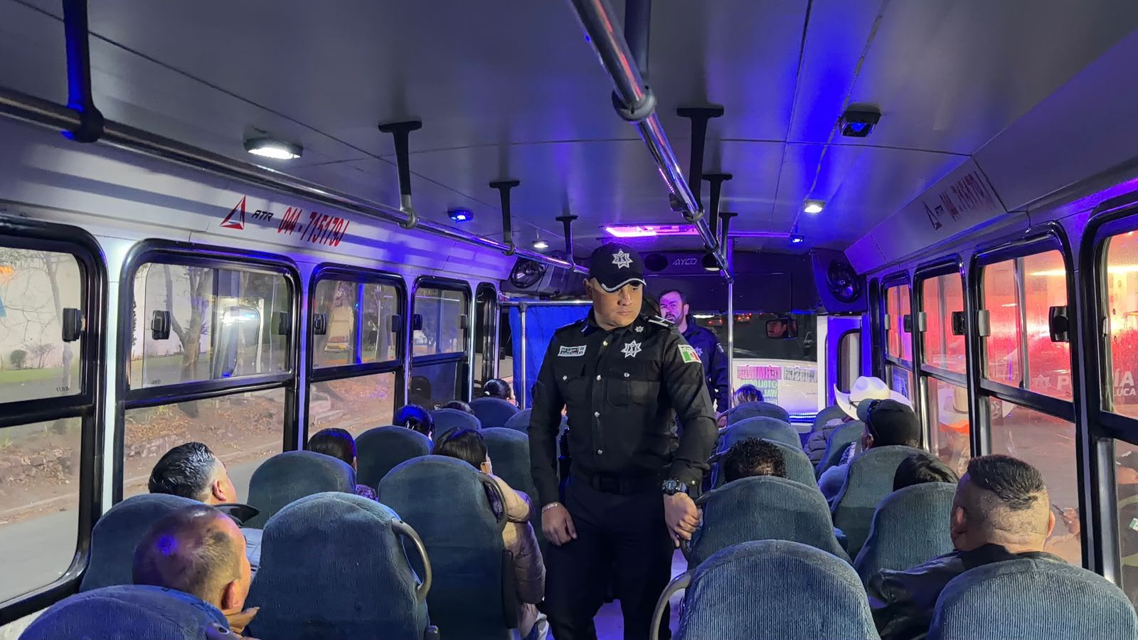 Acompaña operativo “Pasajero Seguro” a usuarios del transporte público en Toluca