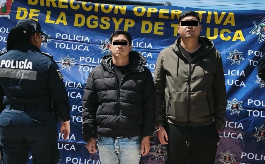 Logra Policía de Toluca cinco detenciones en 24 horas