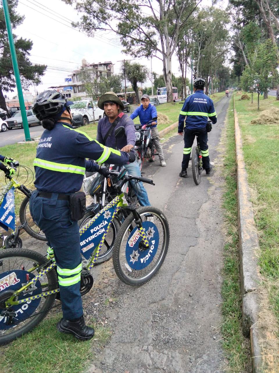 7337b0c2-9826-4c05-93a0-3526d38088ac Recorre Ciclopatrulla de Toluca casi 5 mil kilómetros a seis meses de su creación