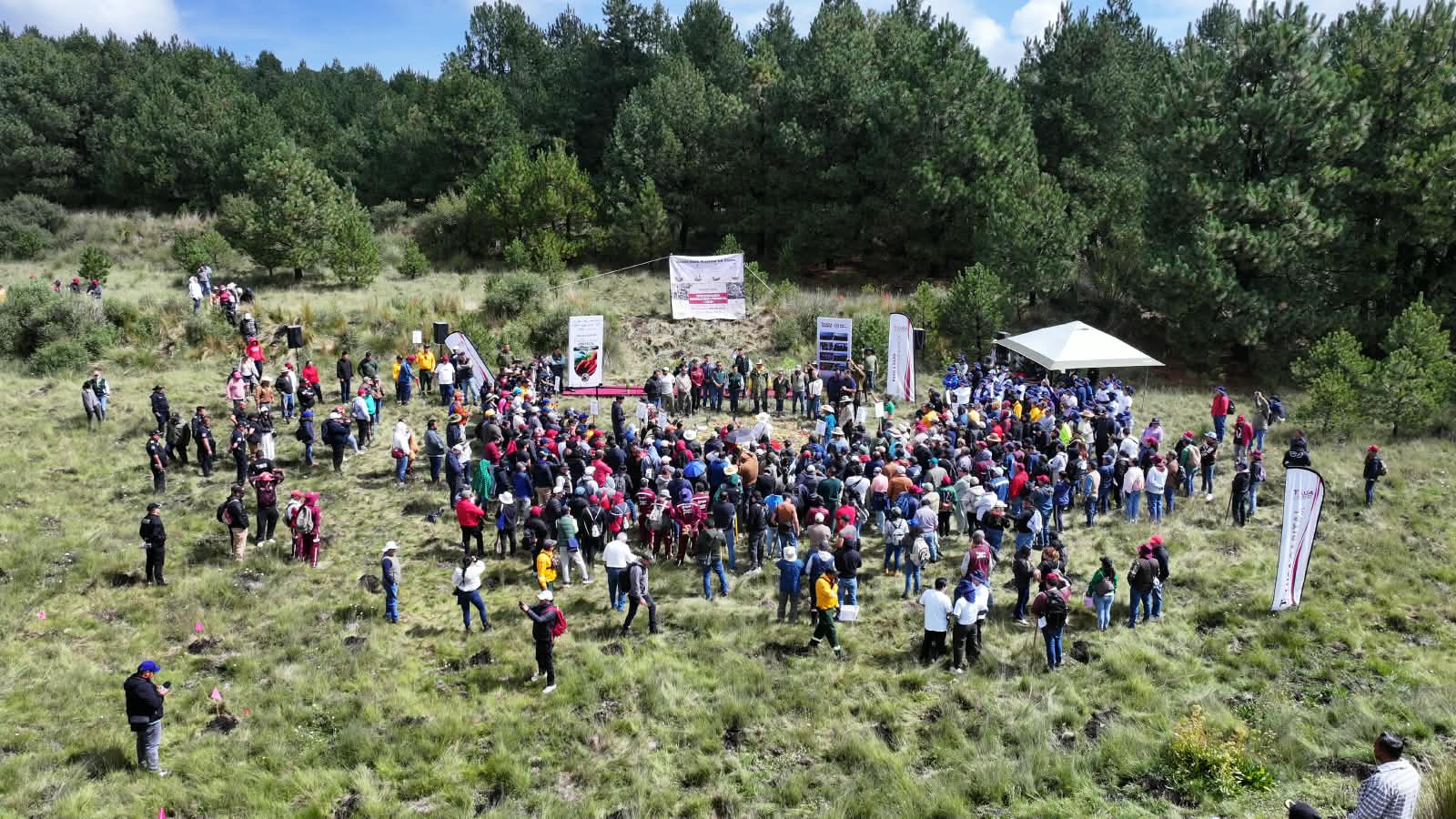 Gran cierre de la estrategia de Reforestación y Restauración Forestal 2026 en Santiago Tlacotepec