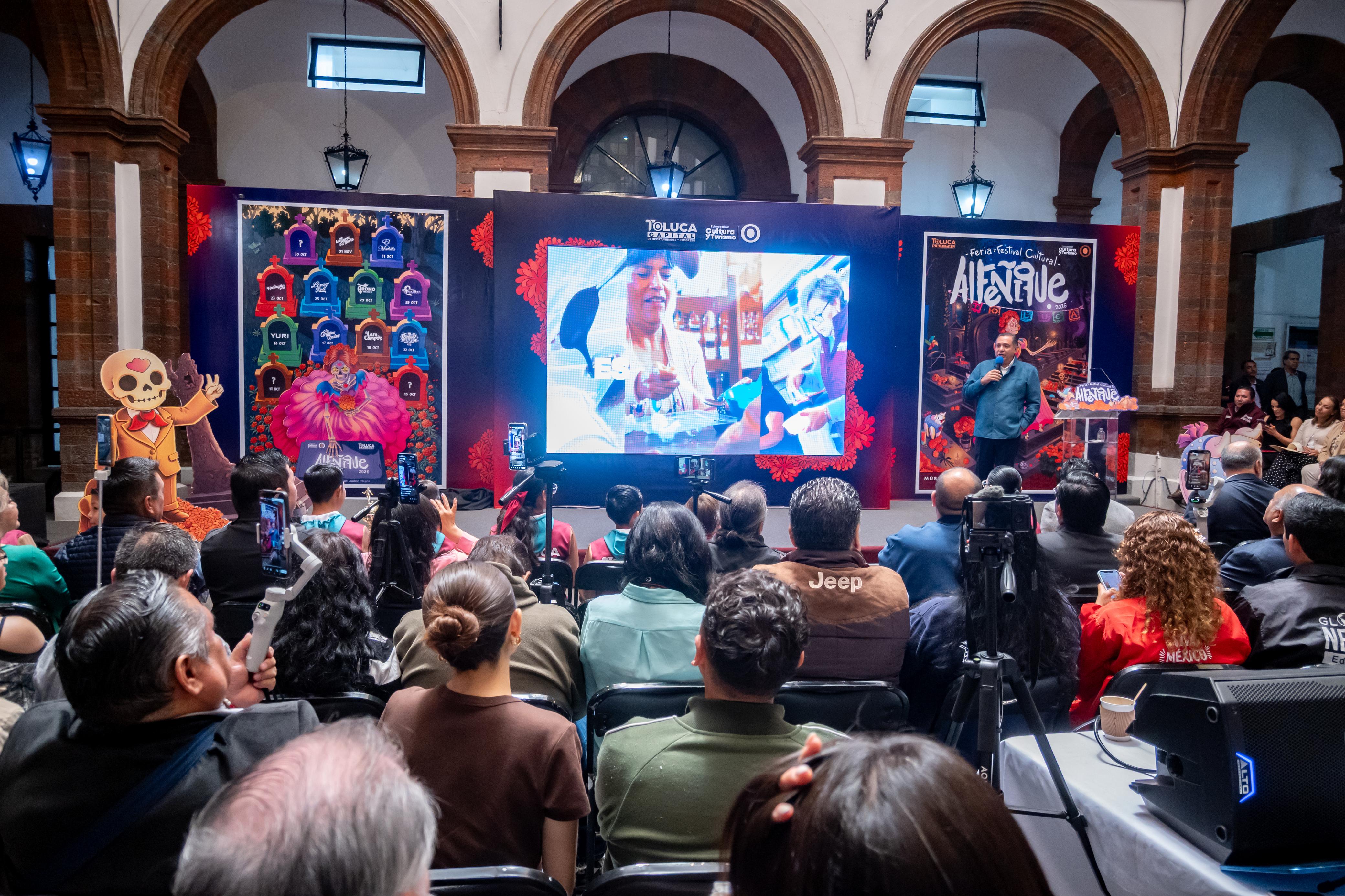 Prepara Ricardo Moreno la Feria y Festival Cultural Alfeñique más grande de la historia de Toluca