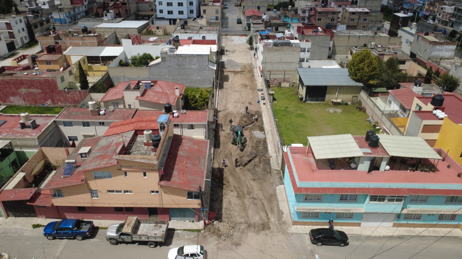 Avanza la transformación en nueve calles de la colonia Parques Nacionales: Ricardo Moreno
