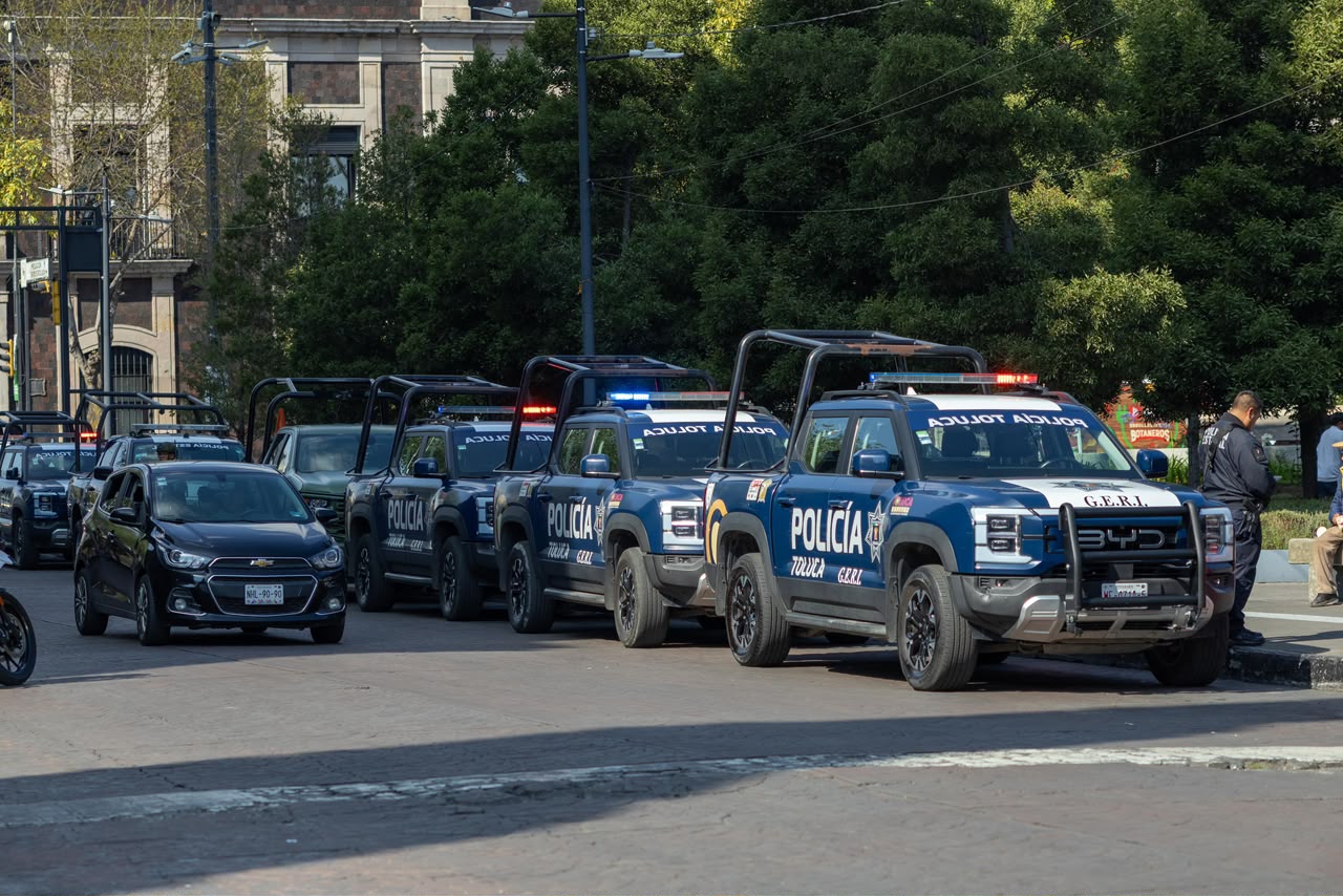 Se desplegarán mil 1700 policías en Toluca durante las Fiestas Patrias