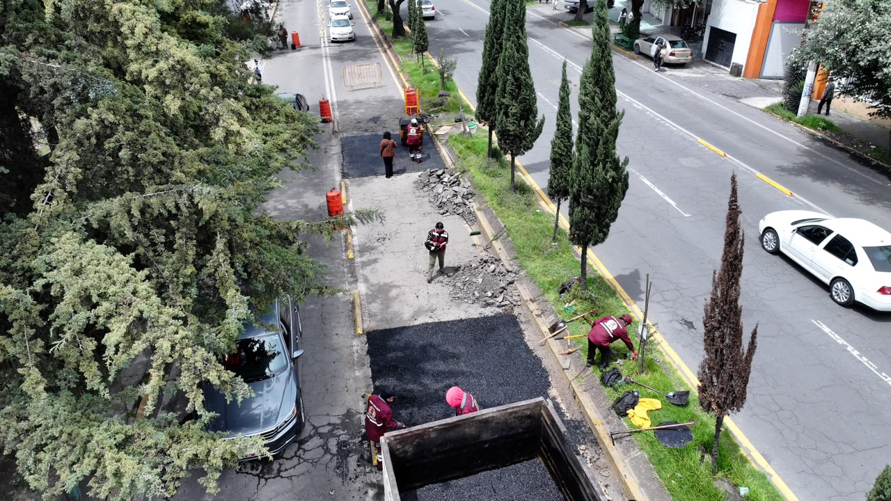 Invita Ricardo Moreno a las y los vecinos prever tiempos de traslado y usar vías alternas por labores de bacheo